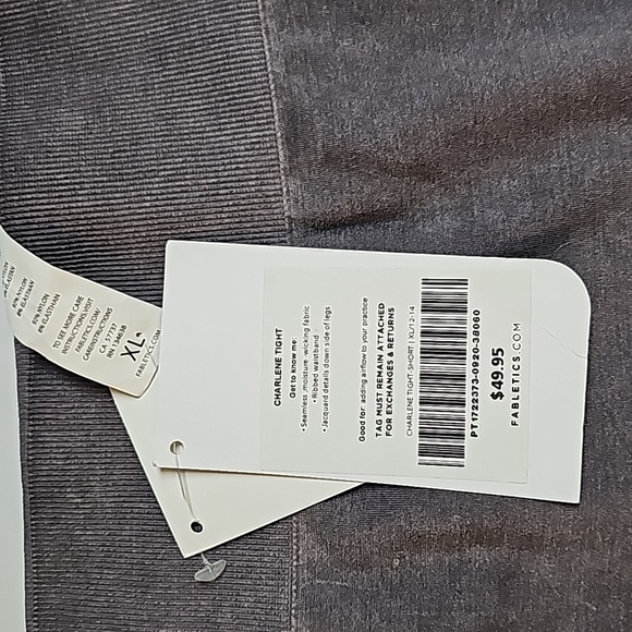 NWT Fabletics Leggings Sz XL Heather Purple - Picture 6 of 9